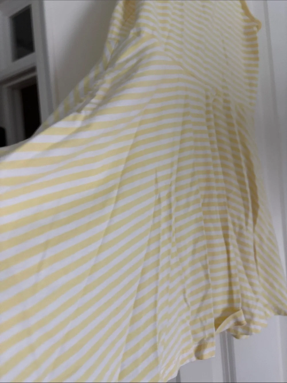 Primary Girls' Yellow Stripe Sleeveless Sundress
